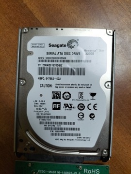 Dysk twardy SEAGATE MOMENTUS THIN 320GB 