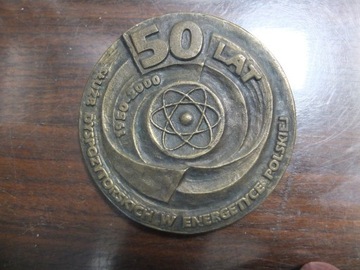 Medal 50 lat Służb Dyspozytorskich w Energetyce Polskiej