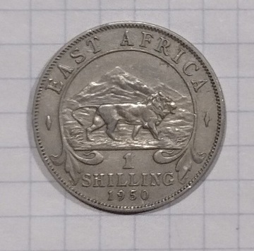 (839) Brytyjska Afr. Wsch. 1 szyling 1950
