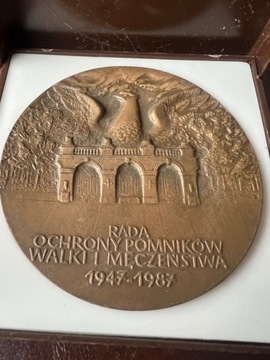 Stary medal Rada Ochrony Pomników