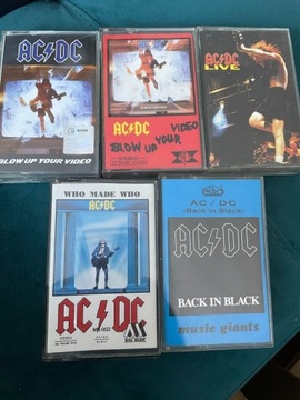 AC/DC kaseta x 5