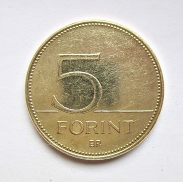 5 Forintów 2021 r. Węgry 75 lat forinta R