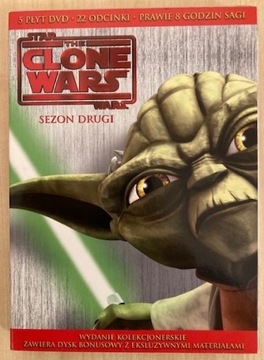 Star Wars, The Clone Wars - sezon 2, 5 płyt DVD