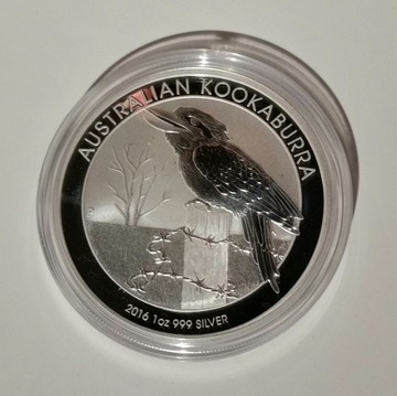 Kookaburra 2016 1 oz - Australia moneta srebro 