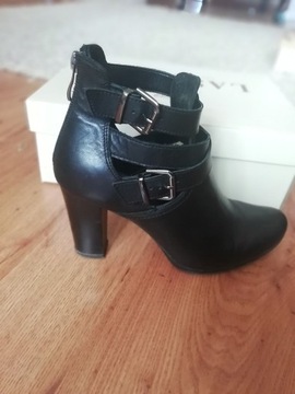 Buty, półbuty, botki, obcas rozm 38