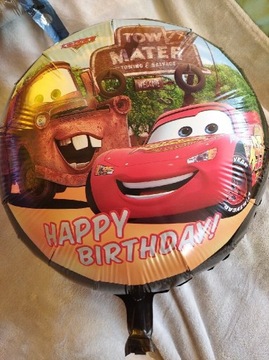 Balon foliowy hel xl cars zestaw 