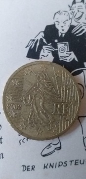 50 euro cent 2002 Francja 