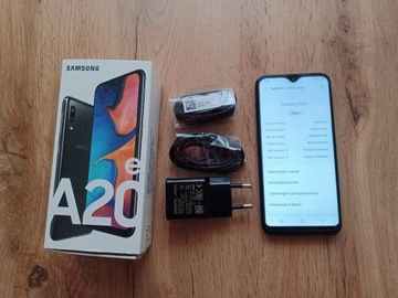 Samsung Galaxy A20e 3GB/32GB czarny KOMPLET