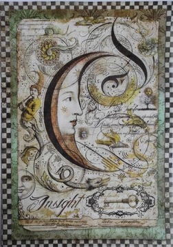 Stamperia Papier Ryżowy A4 Alchemy moon