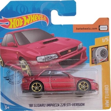 Samochodzik Mattel Hot Wheels 98 Subaru Impreza