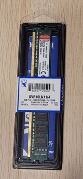 Pamięć RAM DDR3 Kingston KVR16LN11/4 4 GB