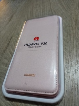 Pokrowiec zamykany ORYGINALNY Huawei p30 różowy