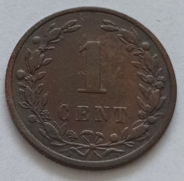 Holandia 1 cent 1901