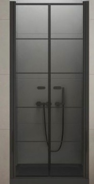 Drzwi prysznicowe NEW TRENDY SOLEO BLACK 100X195 