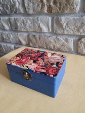 Pudełko drewniane ozdobne prezent