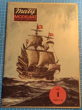 Mały Modelarz Galeon Smok 1/1981 1/81