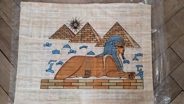 Papirus egipski z certyfikatem 