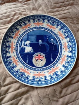 Talerz reklamowy porcelana Wedgwood Royal