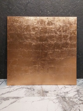 Obraz na płótnie miedź copper kwadrat 100x100cm