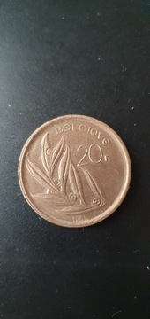 Belgia 20 franków 1981 rok Q