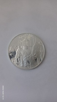 Srebrna Medal Kolekcjonerski bulionowy