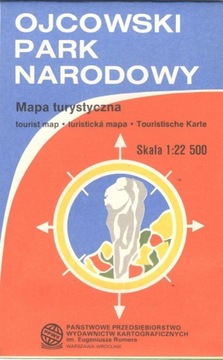 Ojcowski Park Narodowy - mapa turystyczna