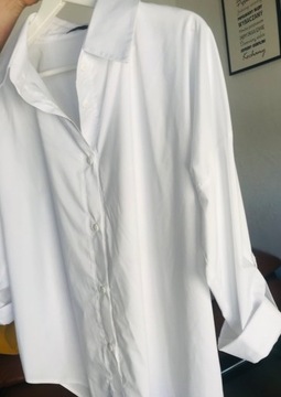 Biała koszula damska Manilla uniwersalna bawełna