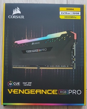 Corsair Vengeance RGB PRO DDR4 32GB 3600Mhz - nowa
