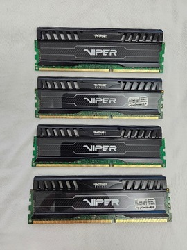 Pamięci Patriot Viper, DDR3, 4x4GB (16GB), 1600MHz