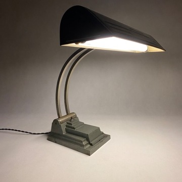 Lampa biurkowa „Erpe”.Belgia 1930 rok.Art Deco.