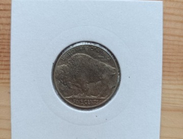 Bizon buffalo five cents 1926 S pięć centów 