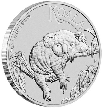 Srebrna Moneta  Koala 1 uncja Srebra 2022