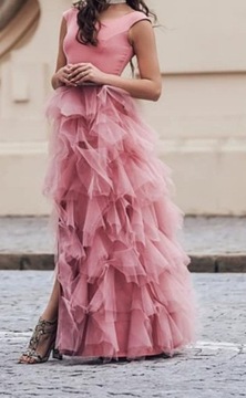 Różowa sukienka wesele ślub druhny rozm. M pink
