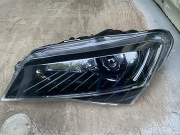 Lampy przednie bixenon led skoda superb 