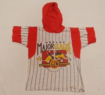 Koszulka Baseballowa  - Czerwono-Szara r92