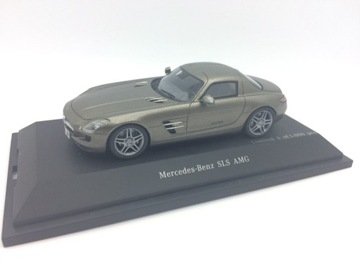 MiniMax Mercedes Benz SLS AMG kolor Szary  1:43 