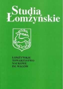 Studia Łomżyńskie, T. 1 (1989), Łomżyńskie 