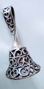 Srebrny dzwonek dzwoneczek 4,7cm / n srebra 800 