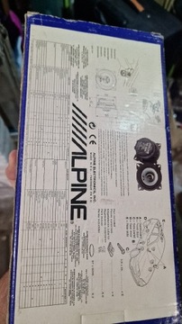 Głośniki samochodowe Alpine SXE 1025e nieużywane 