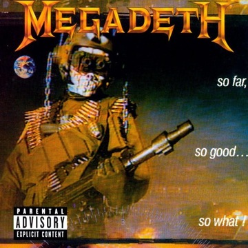 Megadeth CD So Far So Good So What FOLIA EU