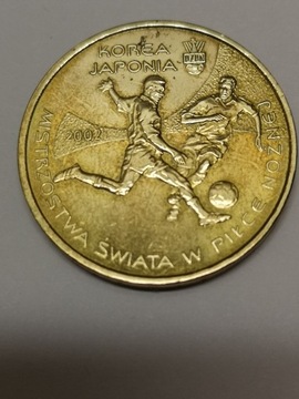 2 zł 2002 Mistrzostwa Świata w piłce nożnej