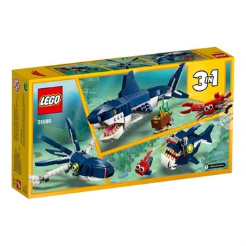 LEGO Creator. Morskie stworzenia klocki 3w1 rekin