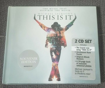 Michael Jackson This Is It. USA 2CD Set Epic 