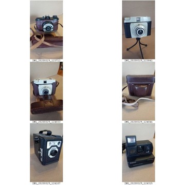 Kolekcja aparatów fotograficznych i kamer