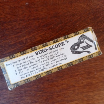 Bino-Scope - okulary  ochronne vintage 1950