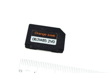 64MB MMC Multimedia C. Karta pamięci mobile Orange