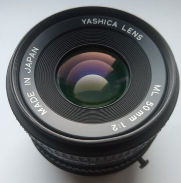 Yashica  ML 50mm f=2 + adapter mikro 4/3 Jak Nowy