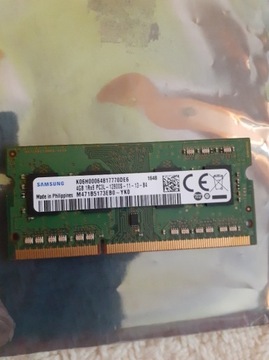 Pamięć 4GB SODIMM DDR3