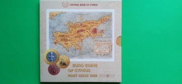 Cypr zestaw monet obiegowych 2008