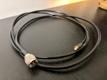Kabel 2m H115 złącza N-male - RP-SMA male